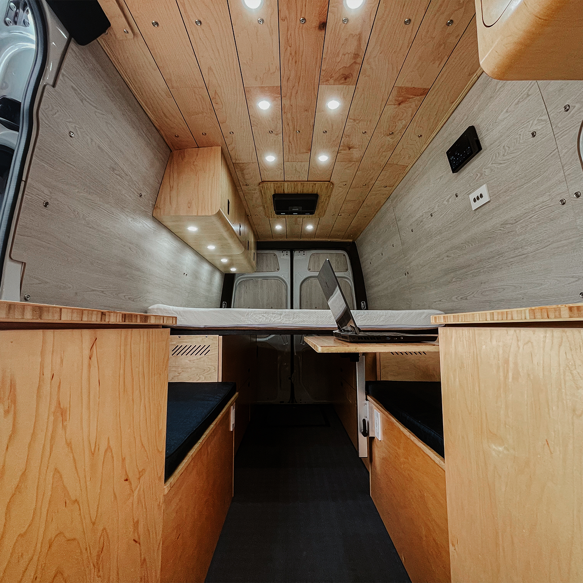 SergSupply Overhead Van Cabinet - Rounded