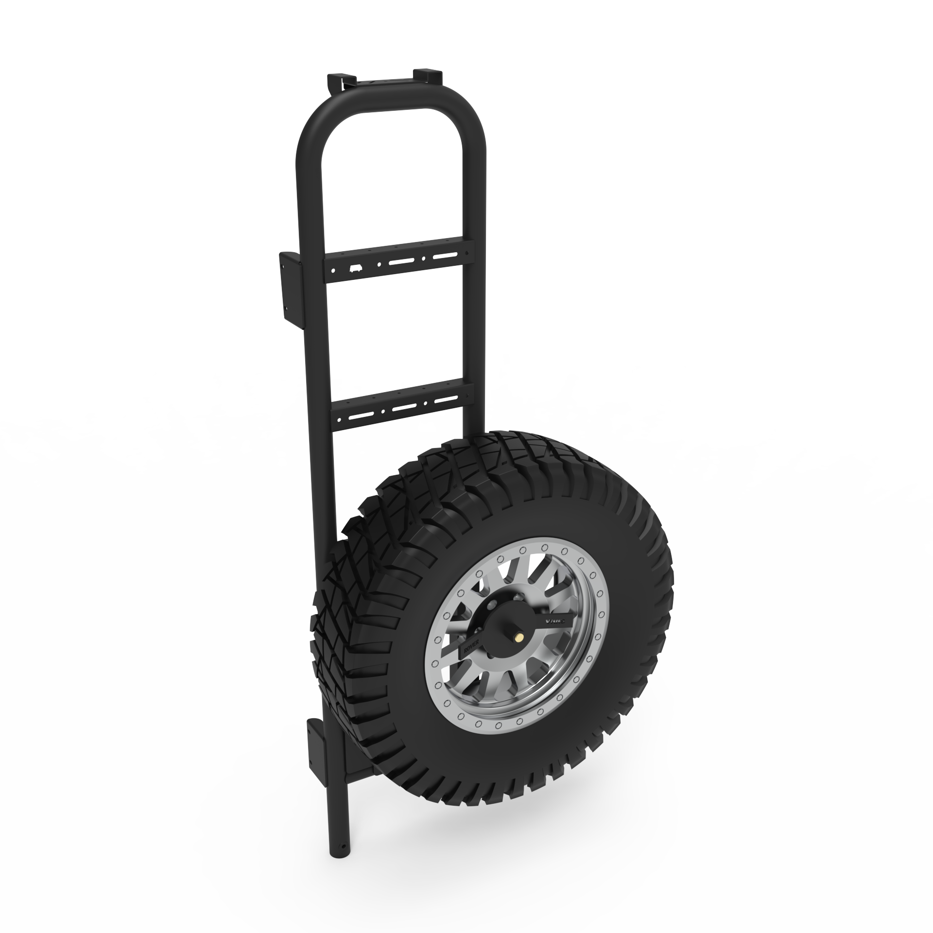 Rover Vans Tire Carrier & Ladder Combo for Ram ProMaster - Drill Through Version