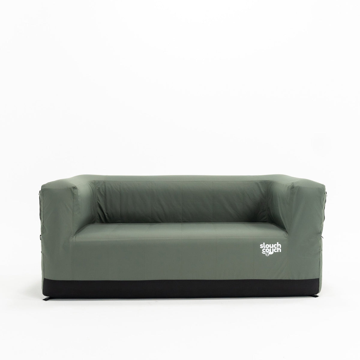 Slouch Couch Inflatable Loveseat - Happy Camper Green