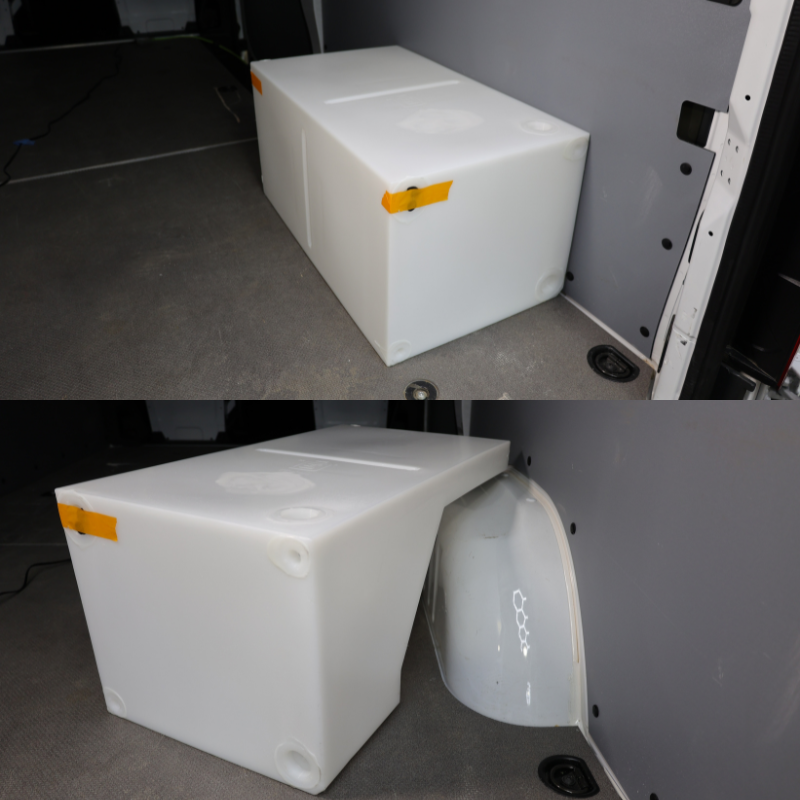 Northwest Conversions 22 Gallon Wheel Well Water Tank (Right)