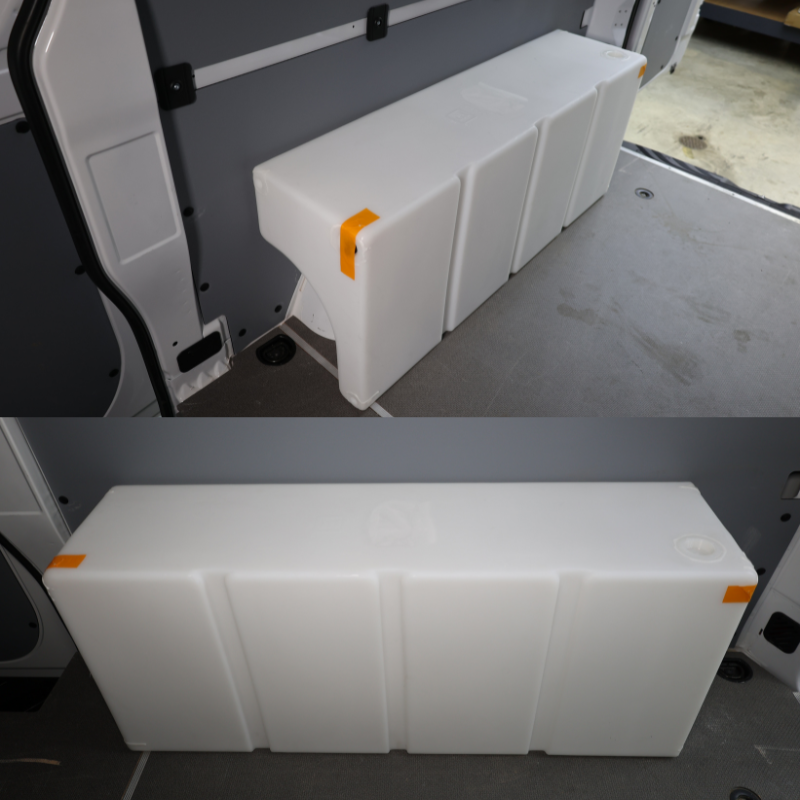 Northwest Conversions 33 Gallon 1997+ Sprinter Wheel Well Water Tank - Right (SP-R-33)