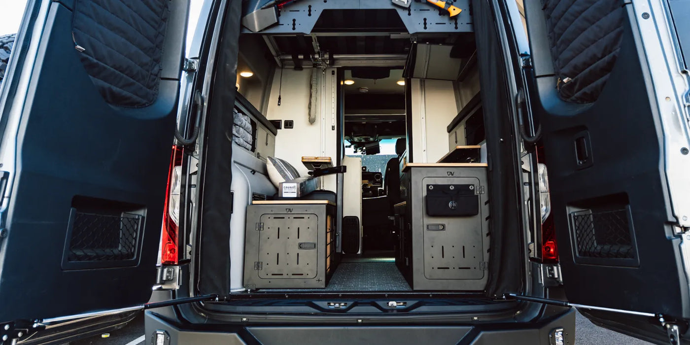 Canyon Adventure Vans STOP-STAY™ Door Safety System for Mercedes Sprinter (Patented)