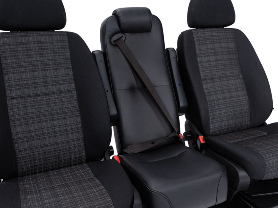 Sprinter Jump Seat w/ Quick-Release Base & Integrated 3-Point Seatbelt