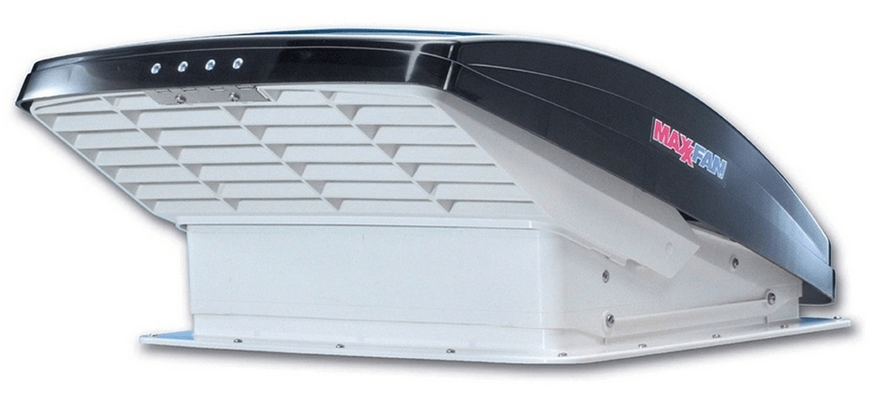 MaxxAir MaxxFan Deluxe RV Roof Vent Model 6401K - Smoke Lid