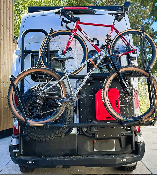 Rover Vans Tire Carrier & Ladder Combo for Ford Transit