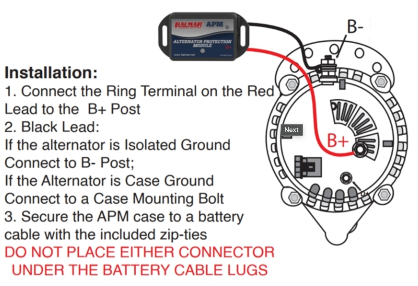 Balmar APM 12 Alternator Protection Module for 12v Systems