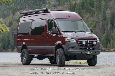 STAGE 6.3 SYSTEM, 2" LIFT - SPRINTER AWD (2023+ 2500 ONLY) by VAN COMPASS