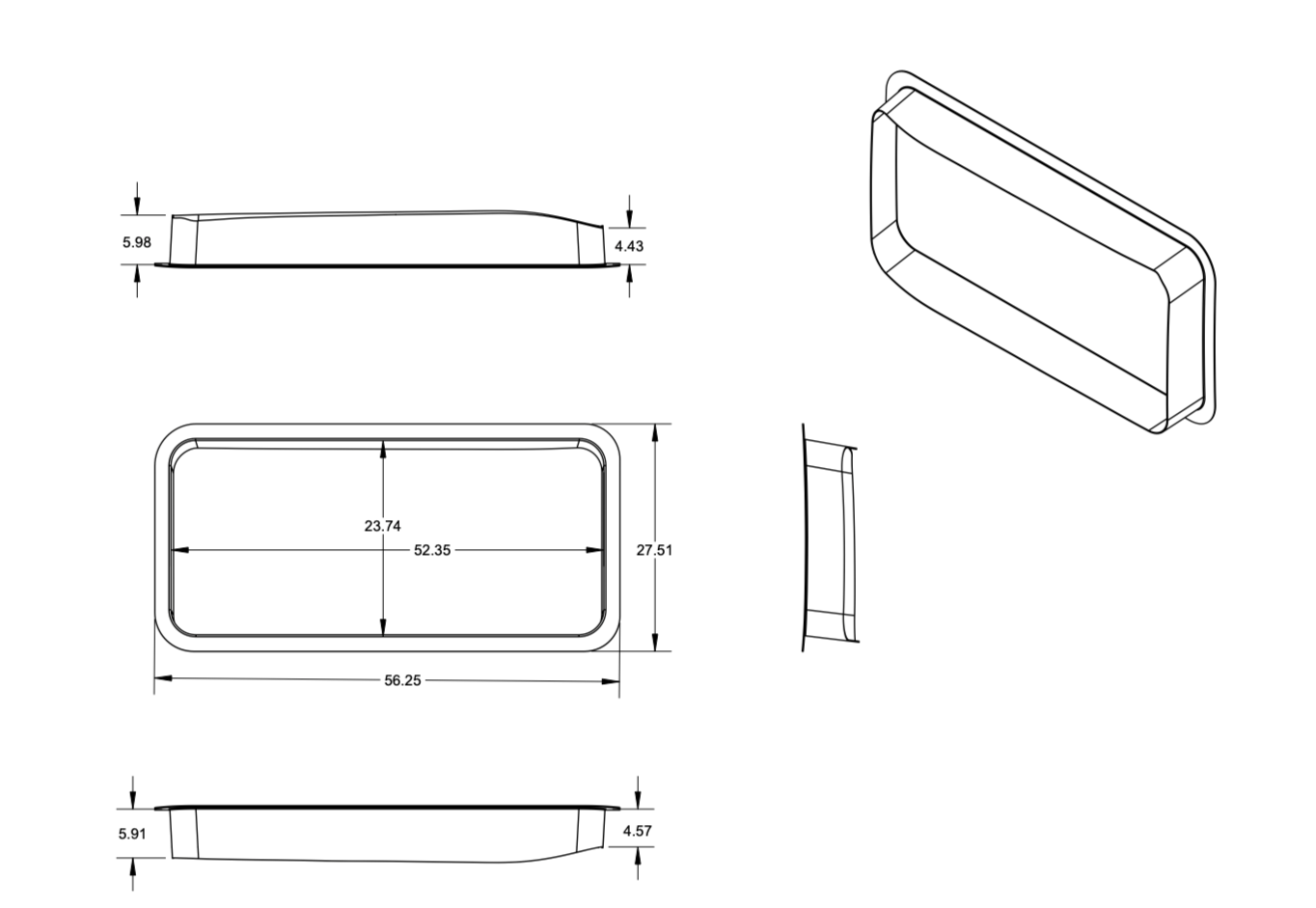 GoCode Mercedes Sprinter Flare Trim Ring (Driver Side)