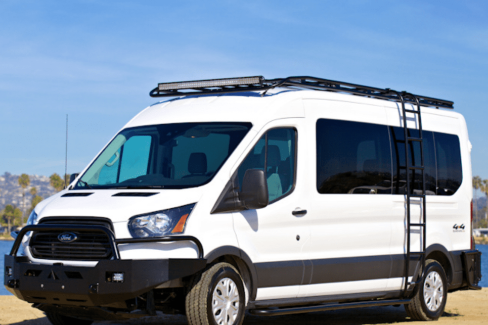 Ford Transit Side Ladder (Mounted) - Campervan HQ