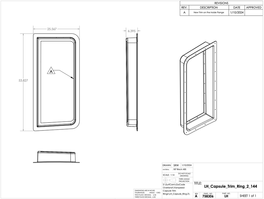 GoCode Vanspeed Capsule Trim Rings Sprinter 144