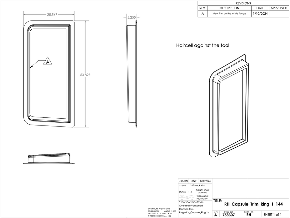 GoCode Vanspeed Capsule Trim Rings Sprinter 144