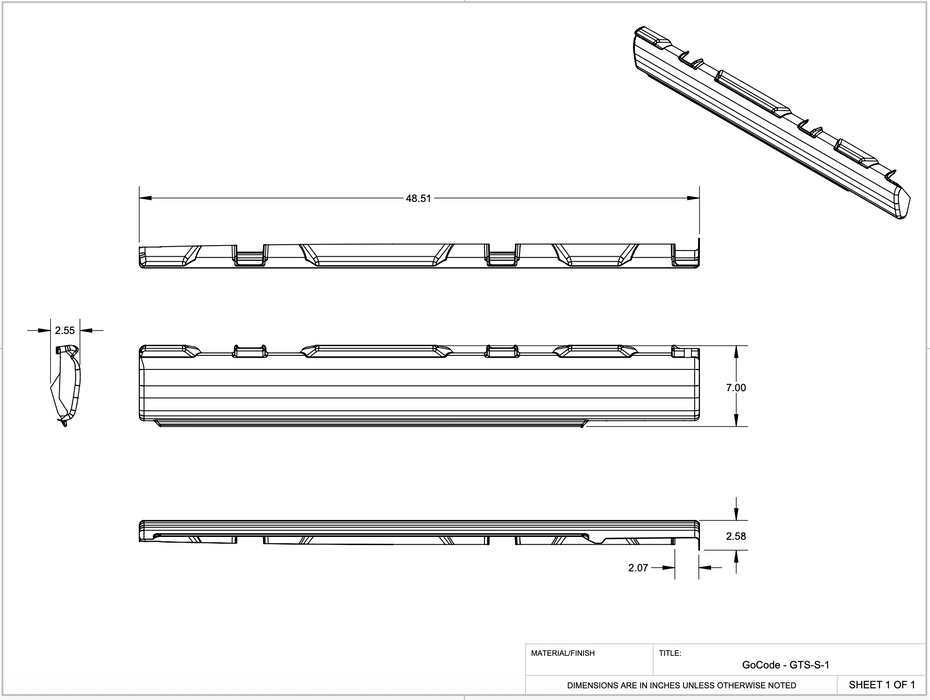 GoCode Mercedes Sprinter B-Pillars + Slider Door Threshold Trim Kit