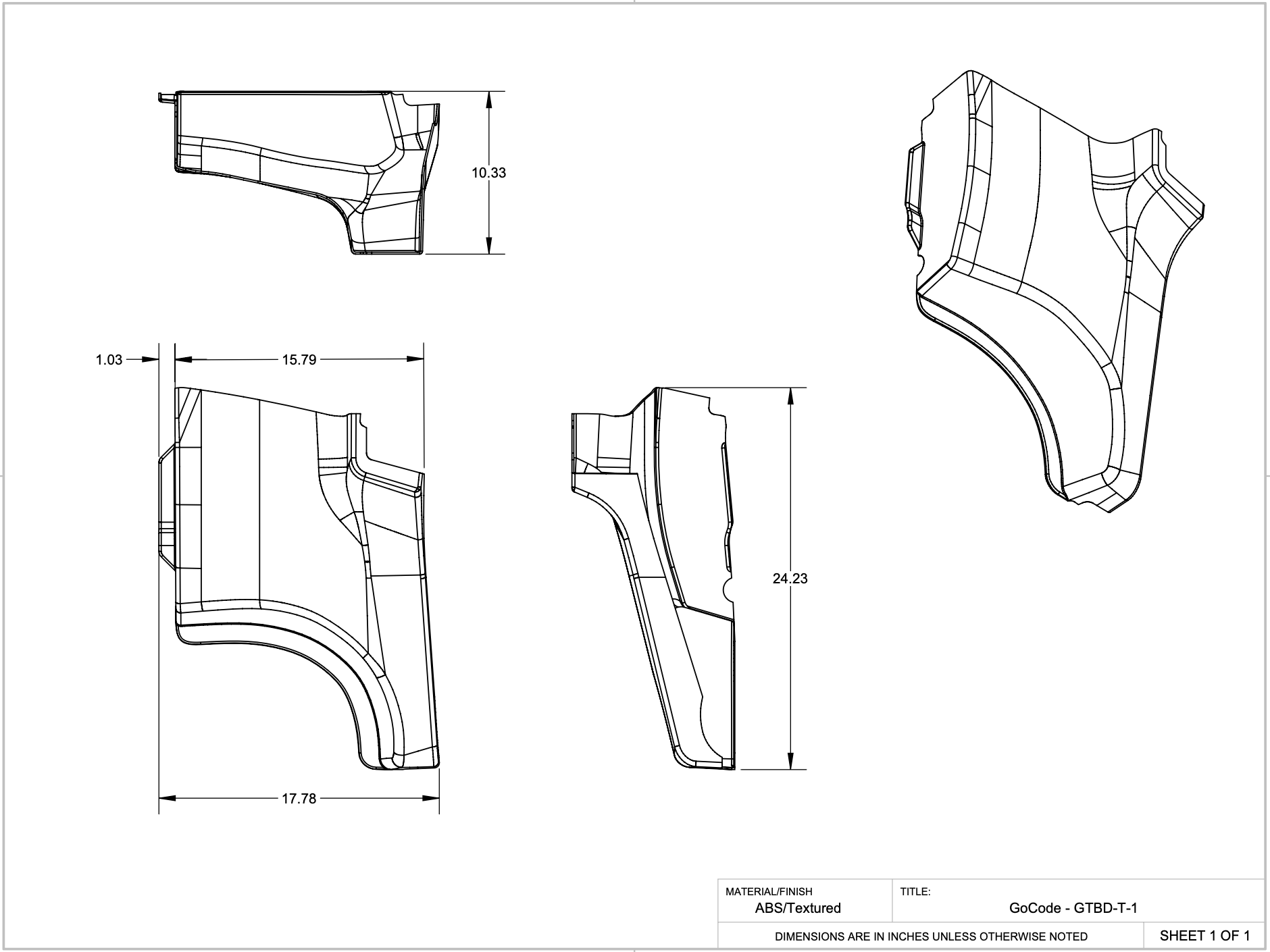 Ford Transit Front Trim Kit
