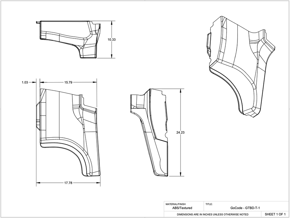 GoCode Ford Transit High Roof B Pillar Blob Covers