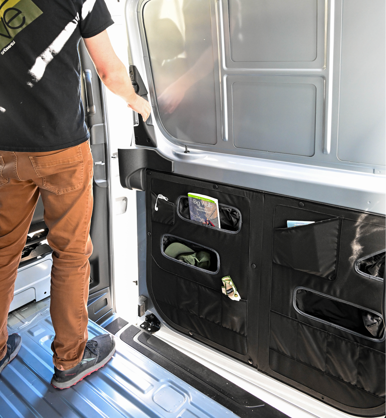 VanEssential Mercedes Sprinter Lower Sliding Door Storage Panel
