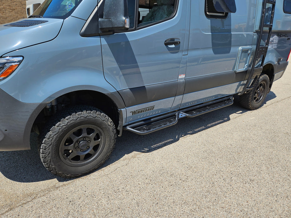 Rover Vans Side Steps for Mercedes Sprinter and Ford Transit