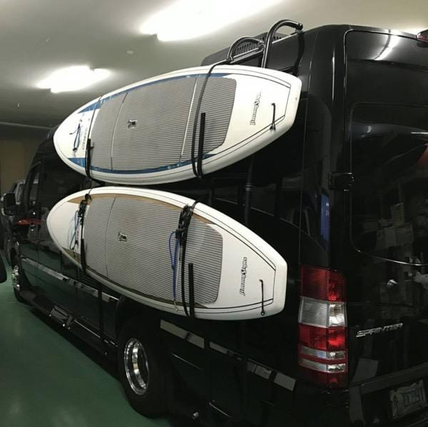 Aluminess Surf Hooks (on Sprinter 170" Van) - Campervan HQ