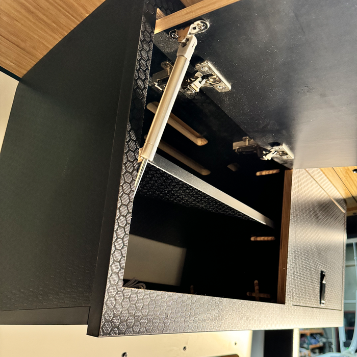 SergSupply Aero Overhead Van Cabinet - Squared