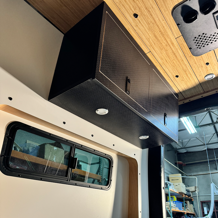 SergSupply Aero Overhead Van Cabinet - Squared