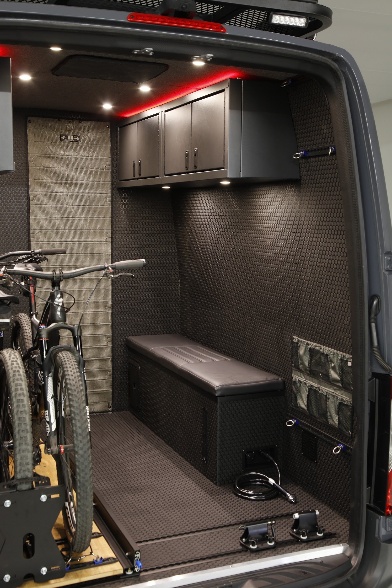 RB Components Sprinter Van Wall Cabinet, 16"H x 14"D x 24"W