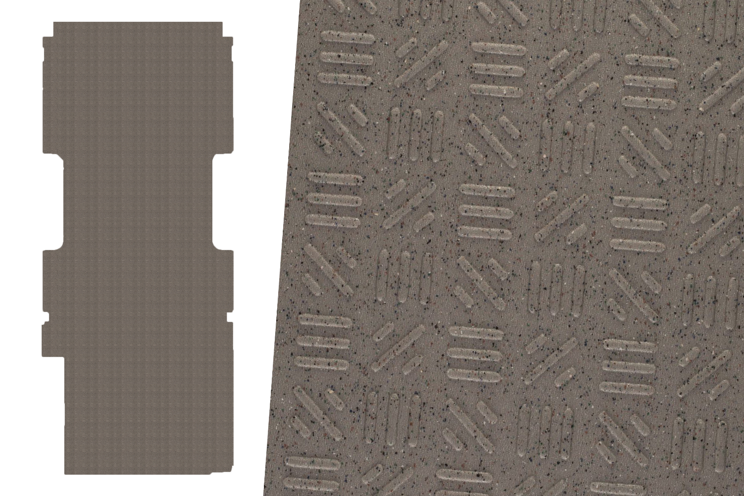 2tec2/Lonseal Pre-cut Van Flooring 2015+ Ford Transit