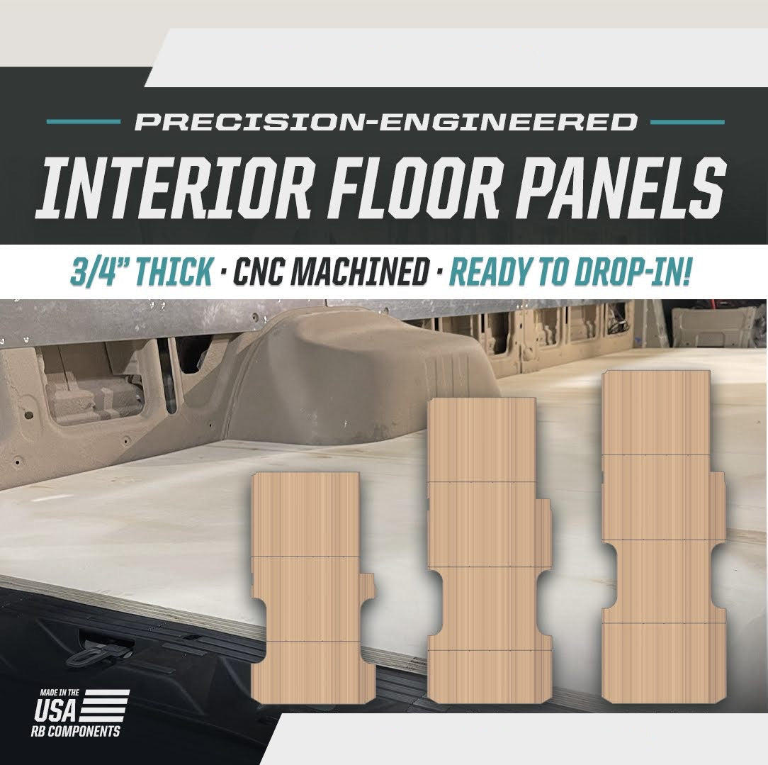 RB Components Transit Van CNC Wood Floor Kit