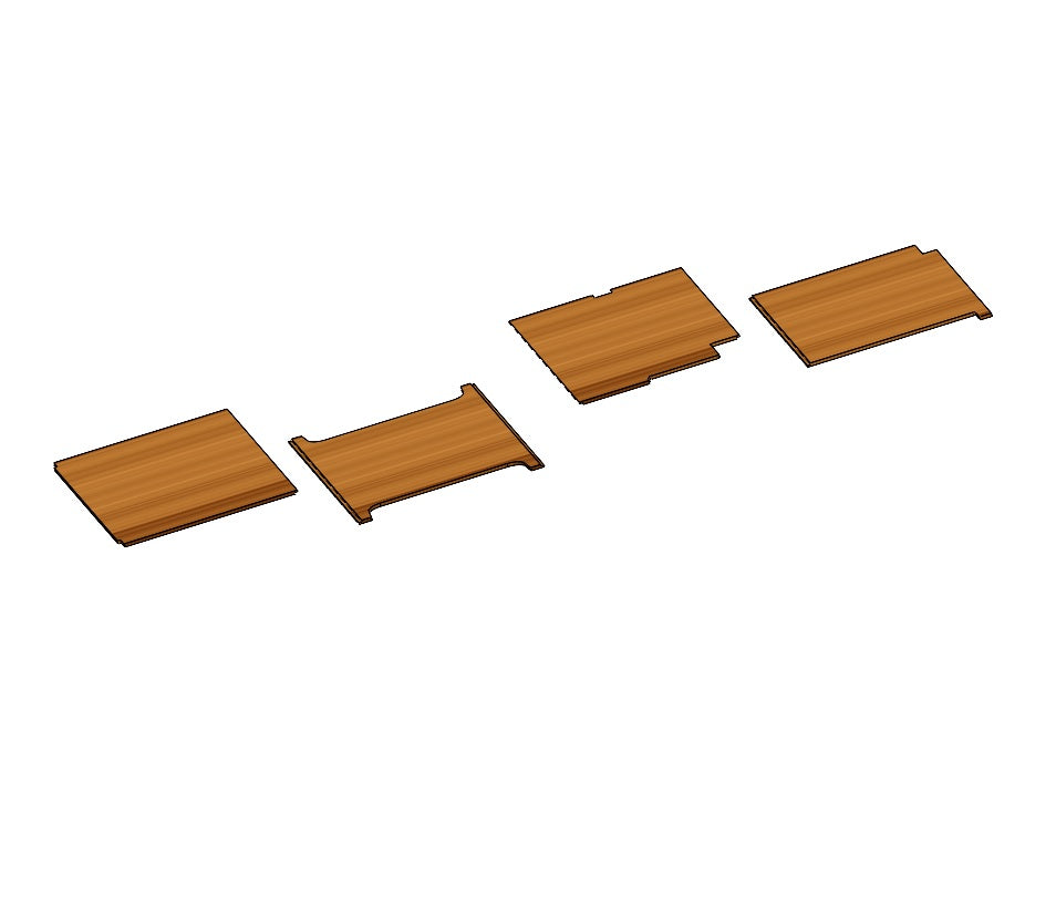 RB Components Transit Van CNC Wood Floor Kit