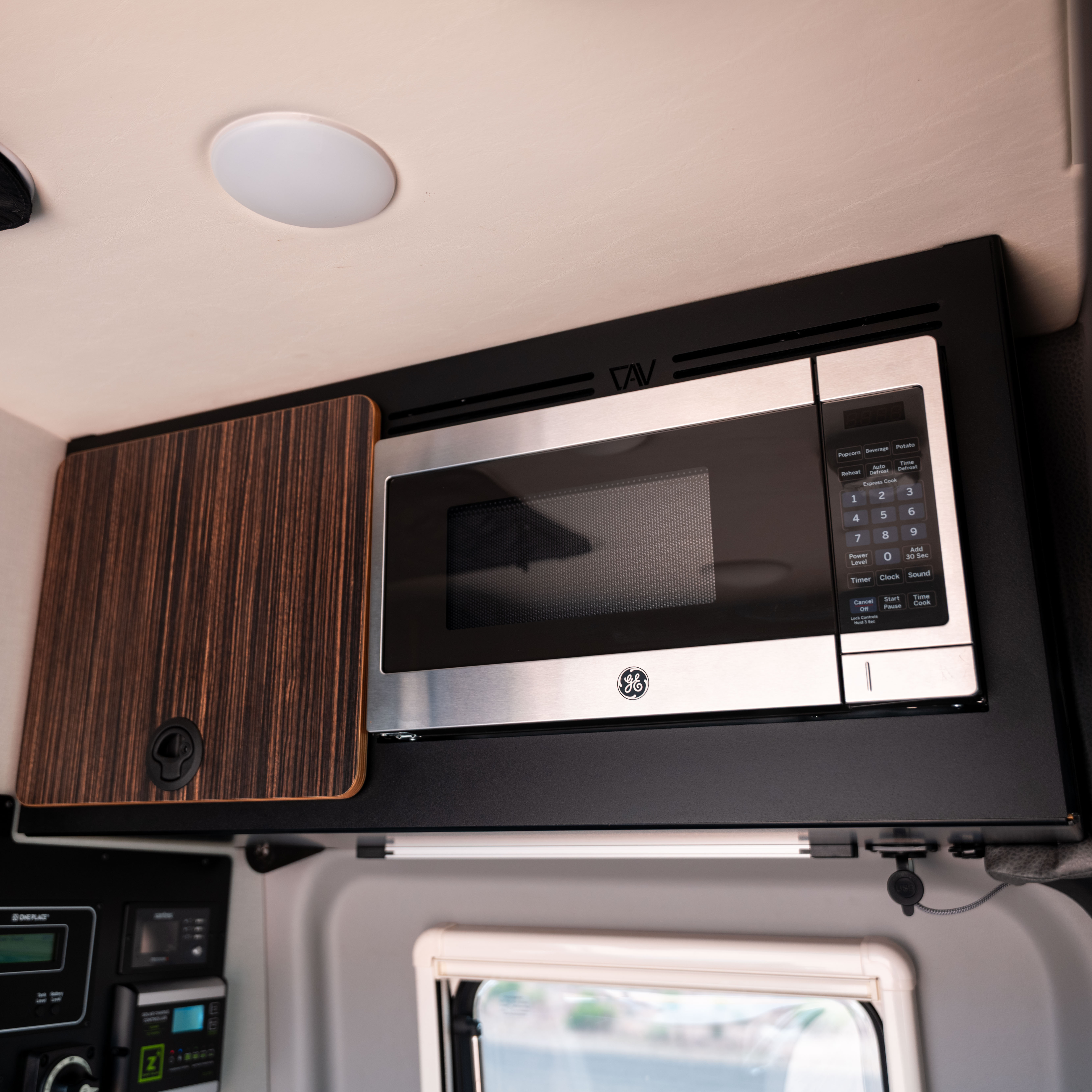 Canyon Adventure Vans Microwave Overhead Cabinet Kit Revel '21-'24