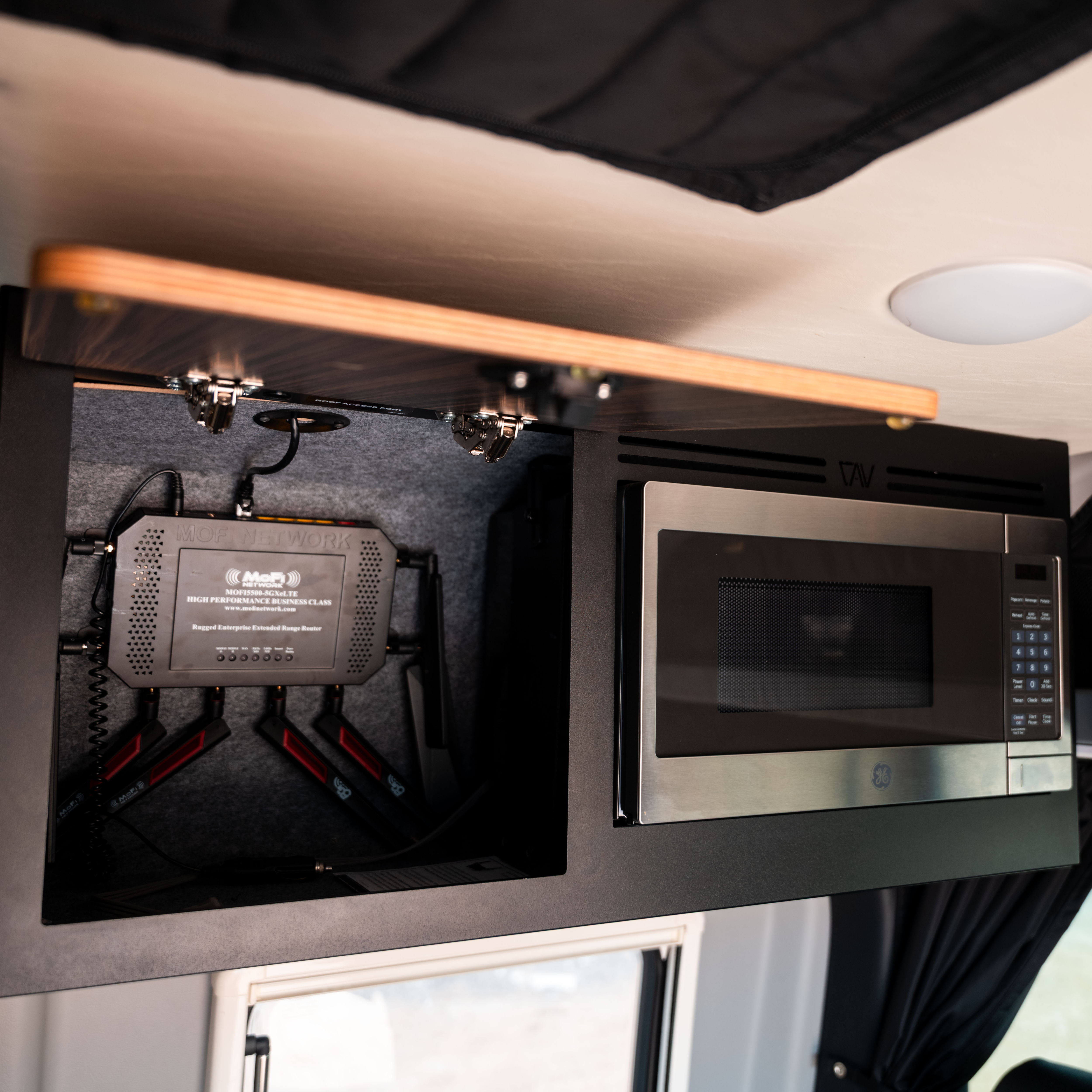 Canyon Adventure Vans Microwave Overhead Cabinet Kit Revel '21-'24