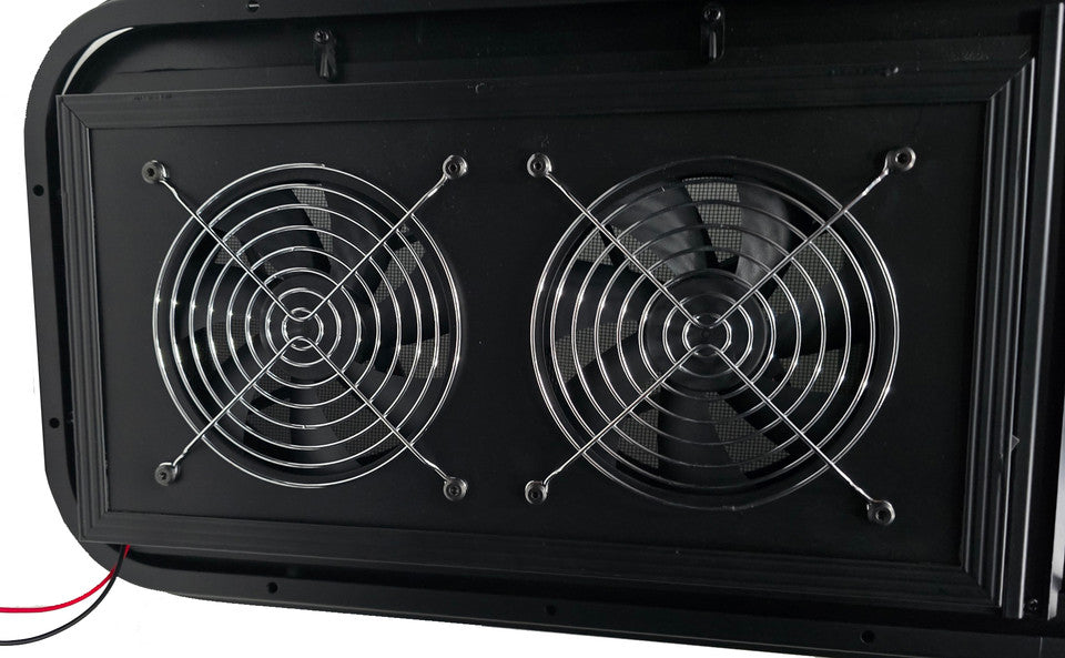 VWD Dual Fan Half-Slider Driver Side Bunk Window (VW3310LF)