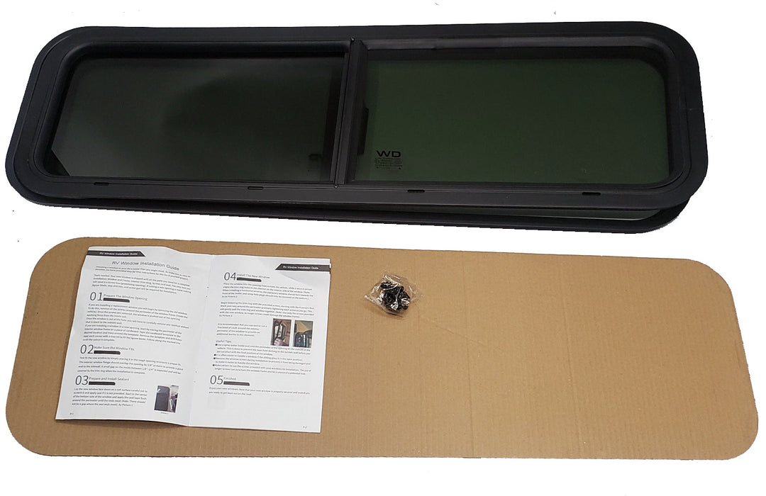 VWD Universal Fit Half-Slider Van Bunk Window Driver Side 33