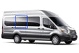 VWD Ford Transit Van Fixed Window Medium / High Roof 2015+ Passenger Side Middle (148"/148"EXT WB) (TR202-F)