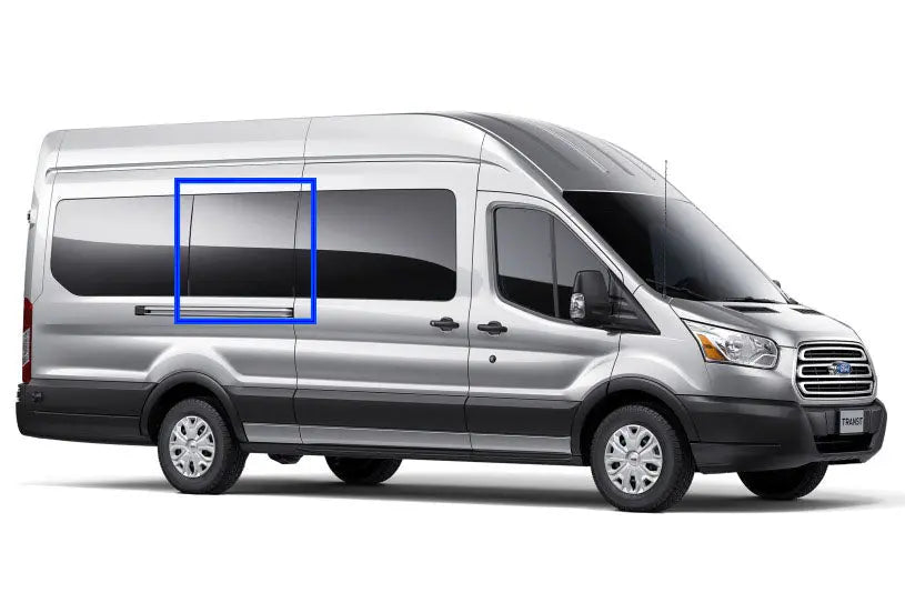 VWD Ford Transit Van Fixed Window Medium / High Roof 2015+ Passenger Side Middle (148"/148"EXT WB) (TR202-F)