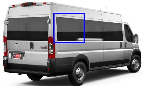 VWD Ram ProMaster Van Fixed Window 2014+ Passenger Side Rear Quarter 159"EXT WB (RR303-F)