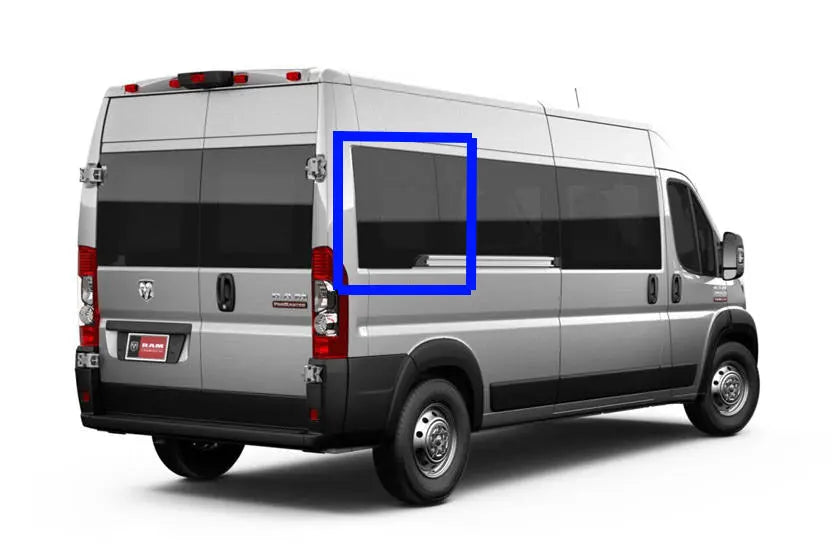 VWD Ram ProMaster Van Fixed Window 2014+ Passenger Side Rear Quarter 159"WB (RR304-F)