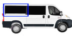 VWD Ram ProMaster Van Fixed Window 2014+ Passenger Side Rear Quarter 136"WB (RR305-F)