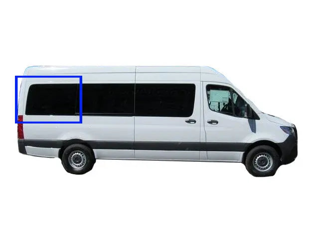 VWD Mercedes Sprinter Van Fixed Window 2007+ Passenger Side Rear Quarter (170"/170"EXT WB) (SR103-F)