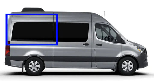 VWD Mercedes Sprinter Van Fixed Window 2007+ Passenger Side Rear Quarter 144"WB (SR104-F)