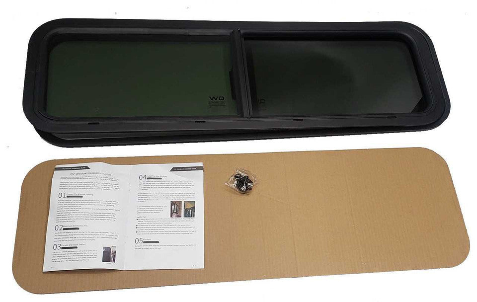 VWD Dual Fan Half-Slider Passenger Side Bunk Window (VW3310RF)