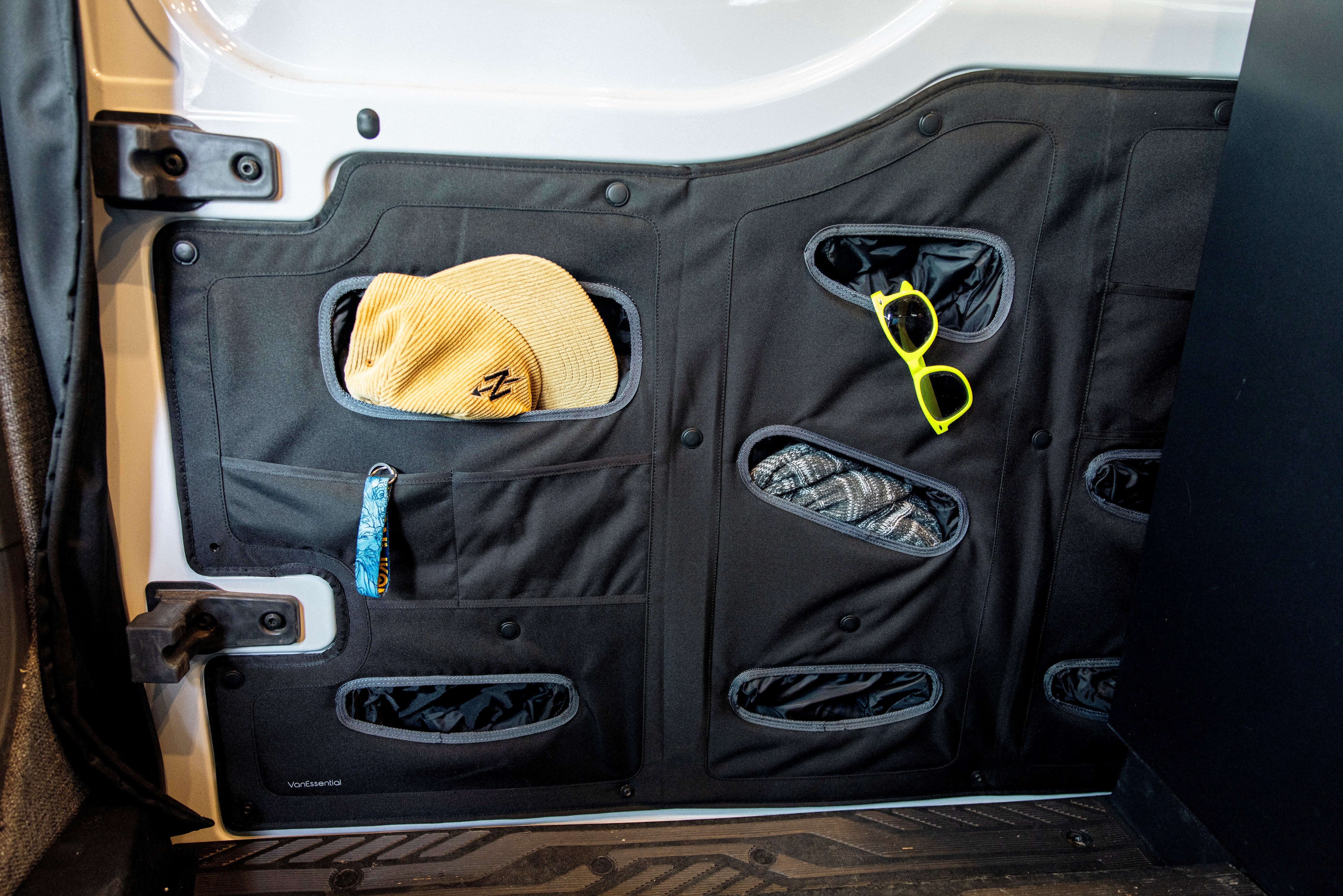 VanEssential Ford Transit Lower Sliding Door Storage Panel