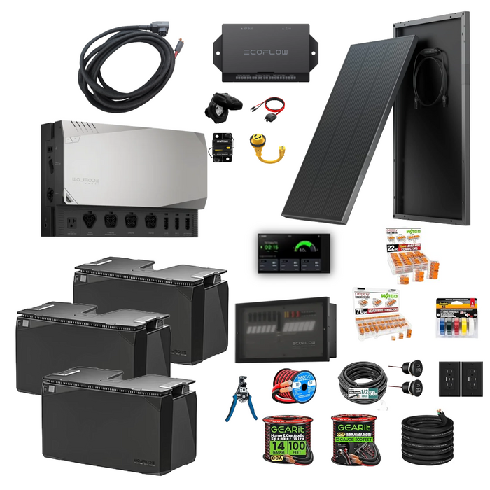 EcoFlow 3.6kW Power Kit, Solar, and Install Bundle