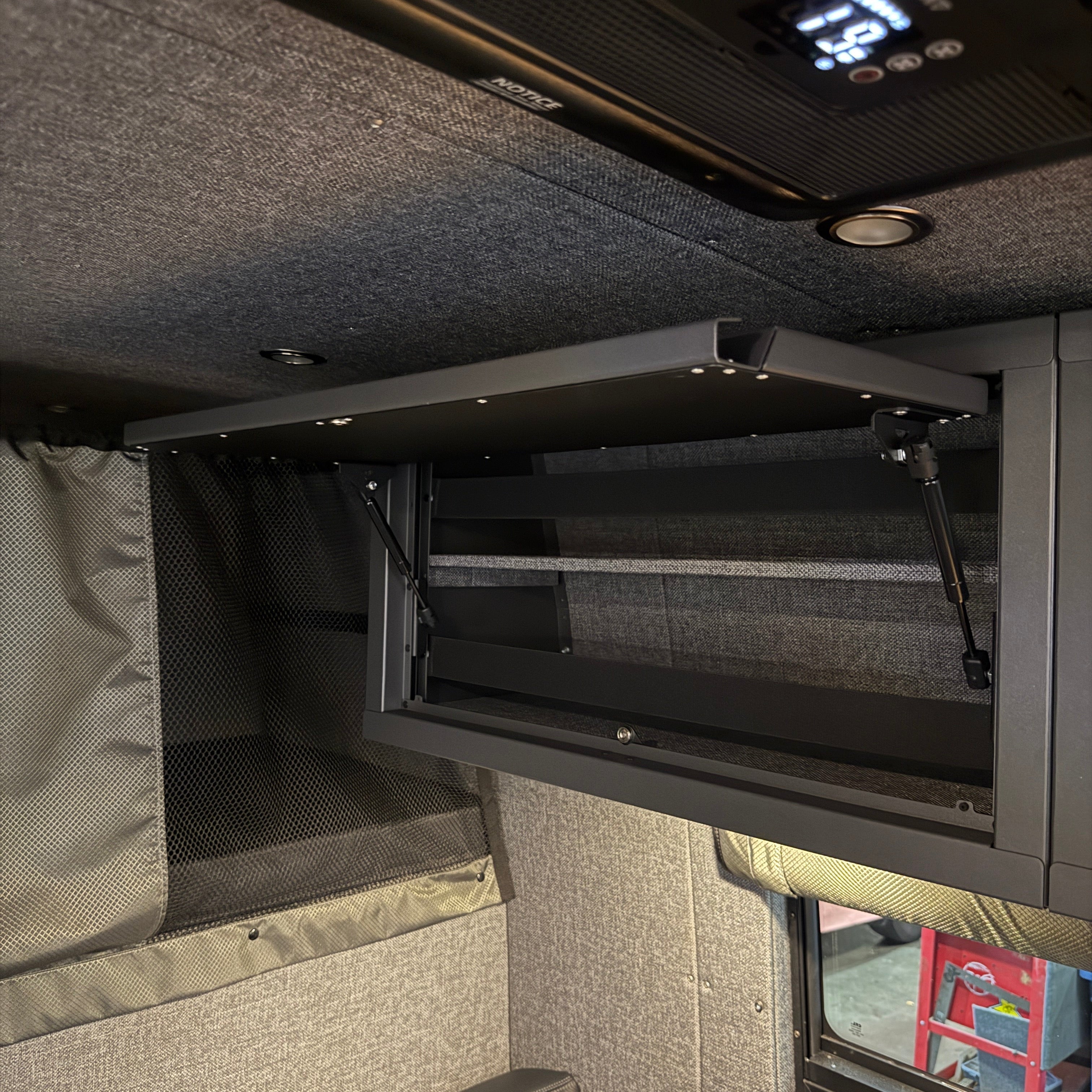 RB Components Sprinter Van Overhead Cabinet, 16"H x 14"D x 32"W
