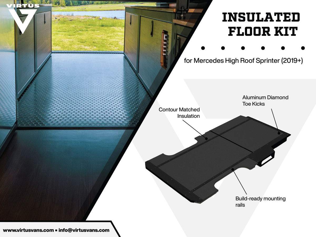 Virtus Vans 2019+ Mercedes Sprinter Floor Panel System