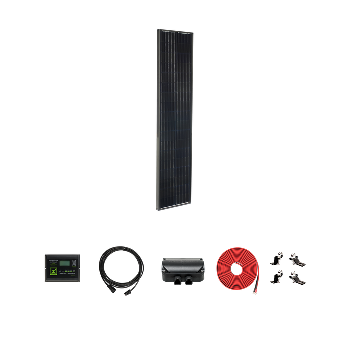 Legacy Black 95 Watt Solar Panel Deluxe Kit