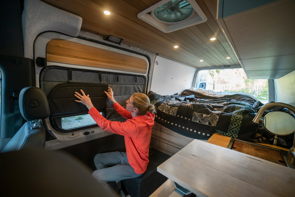 VanEssential Ram Promaster Stealth Sliding Door Window Cover