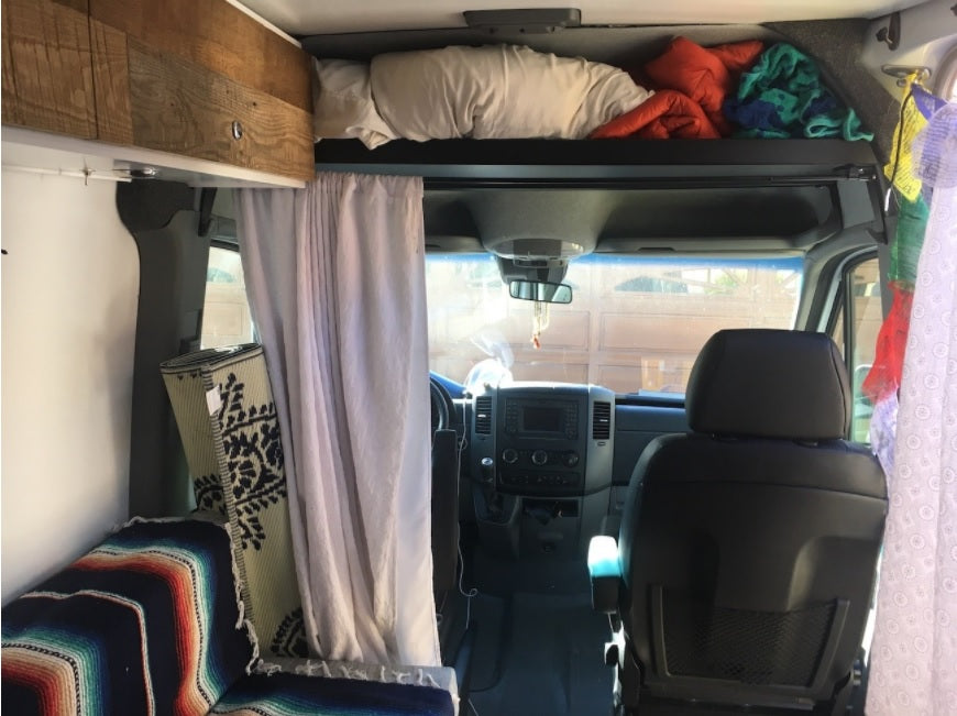 RB Components 2007-2018 /  Sprinter Raised Headliner Shelf