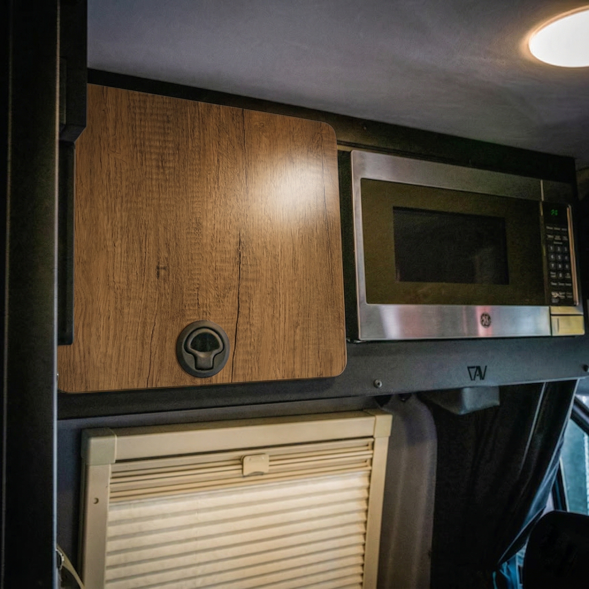 Canyon Adventure Vans Microwave Overhead Cabinet Kit 2025 Revel