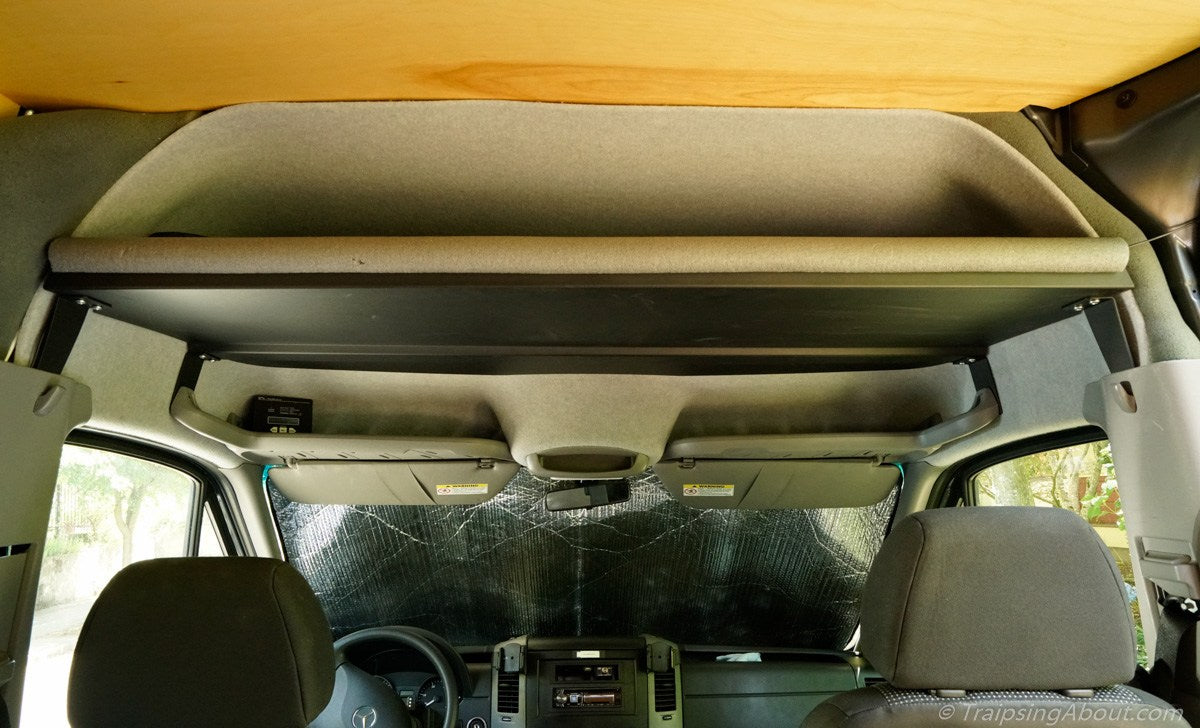 RB Components 2007-2018 /  Sprinter Raised Headliner Shelf