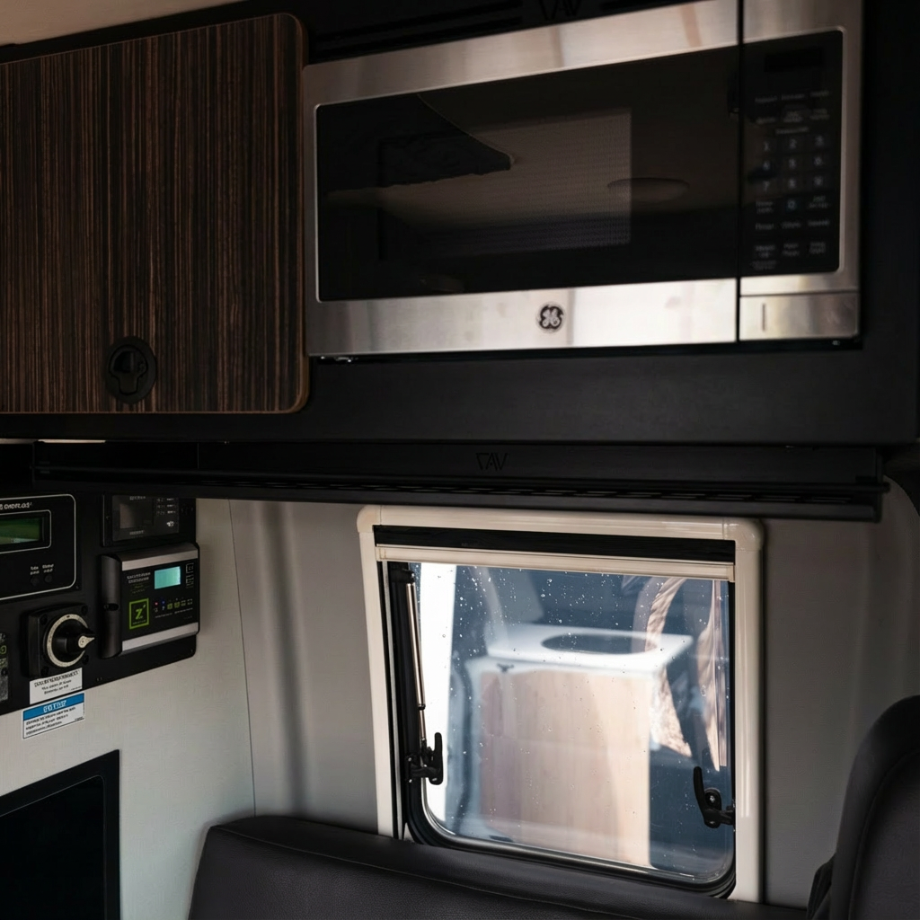 Canyon Adventure Vans Revel Under-Microwave Shelf