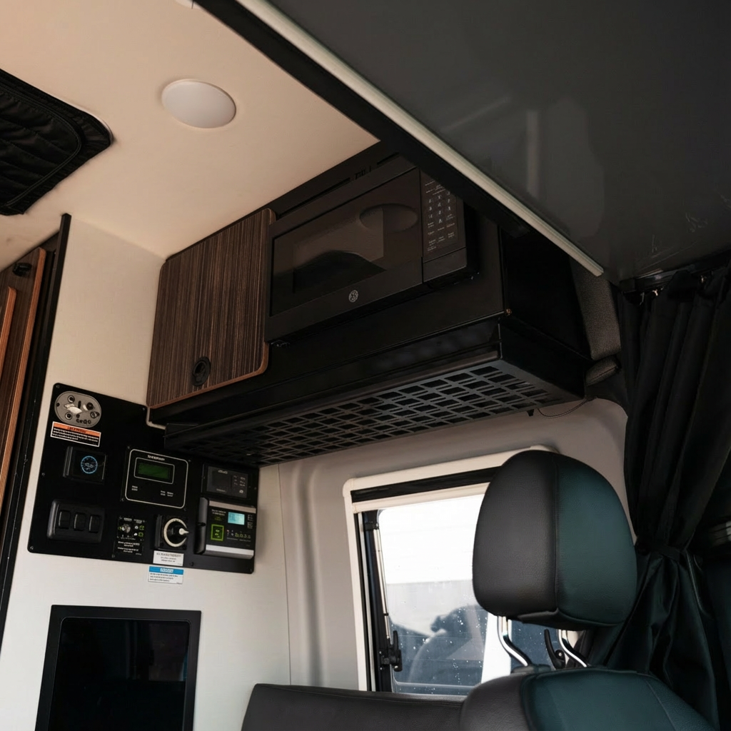 Canyon Adventure Vans Revel Under-Microwave Shelf